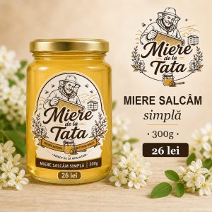 Miere de salcâm - 300g - simplă